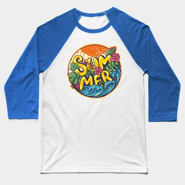 Summer Time Baseball T-Shirt by Peter the T-Shirt Dude